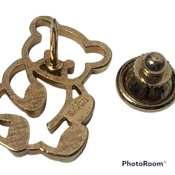 Vintage Avon Teddy Bear Pin Brooch - Picture 3 of 4